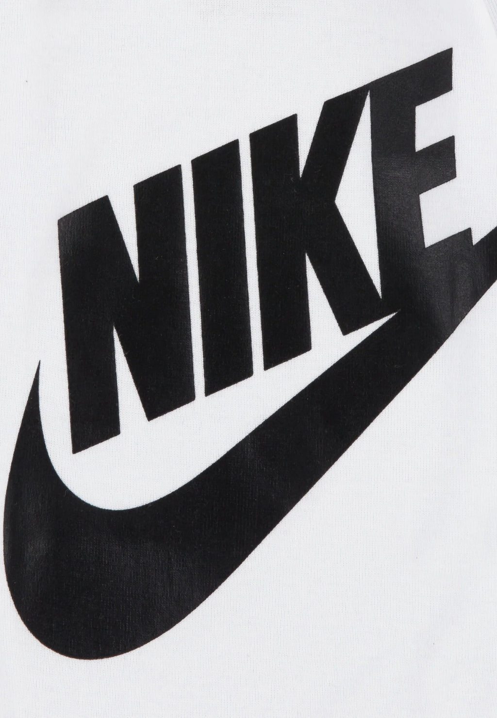 Nike tuta sportiva infant Futura logo MN0073-001 bianco-nero